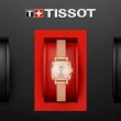 【TISSOT 天梭 官方授權】LOVELY 甜美優雅方形腕錶 母親節 禮物(T0581093345600)