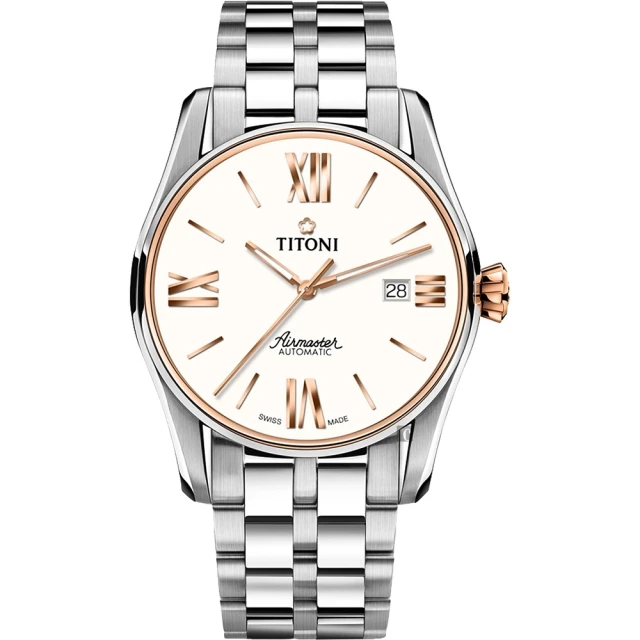 【TITONI 梅花錶】新空中霸王系列 機械錶 40mm(83908SRG-619)