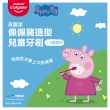 【Colgate 高露潔】兒童2-5歲 佩佩豬造型超級軟毛牙刷2入(小巧刷頭)
