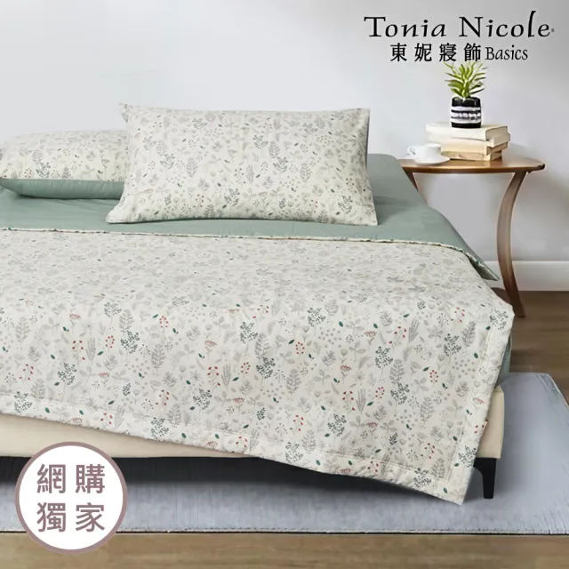 【Tonia Nicole 東妮寢飾】100%精梳純棉涼被-小森鄰(單人150x195cm)