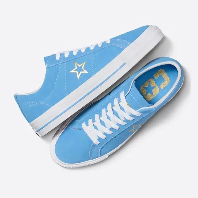 【CONVERSE】ONE STAR PRO OX 低筒 休閒鞋 男鞋 女鞋 藍色(A06647C)