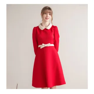 【IRIS 艾莉詩】氣質撞色洋裝-2色(36686)