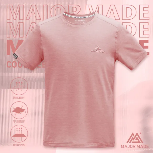 【MAJOR MADE】剪裁LOGO透氣涼感T(短袖上衣/涼感T恤/T-shirt)