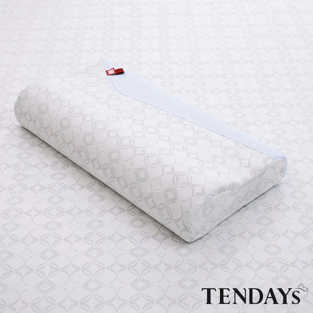 【TENDAYS】包浩斯簡約風紓壓枕(8cm高 記憶枕 兩色可選)
