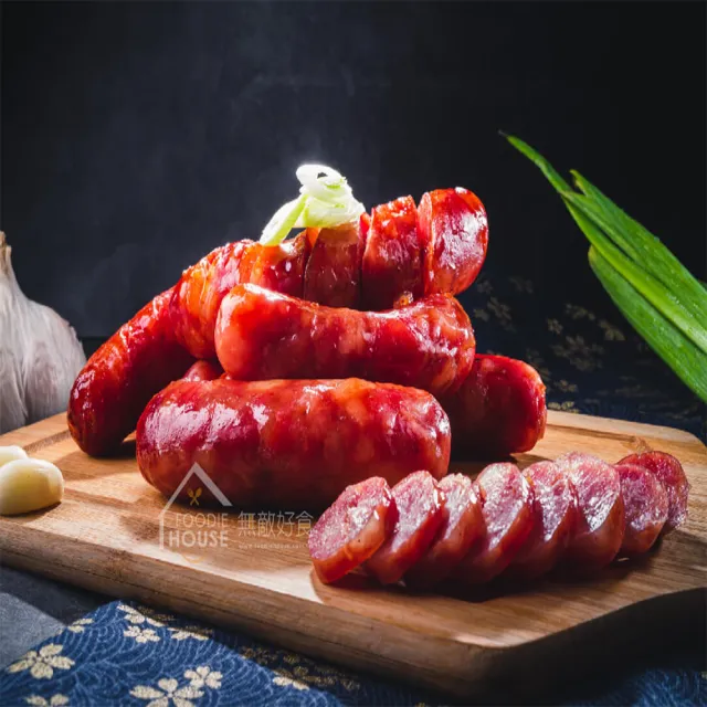 【無敵好食】台灣蒜味豬肉香腸 x3包(300g/包_5條入)