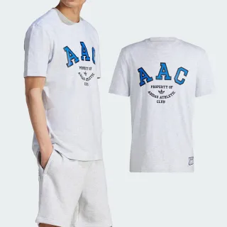 【adidas 愛迪達】Hack AAC TEE 男款 灰色 復古 穿搭 棉質 上衣 短袖 IM4572