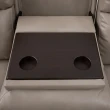 【Cheers 芝華仕】頭等艙 頭層牛皮 三人電動沙發茶几款附USB 50571(中央椅背可收納茶几)