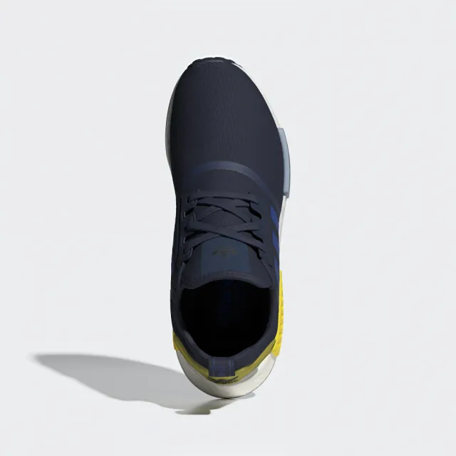 【adidas 愛迪達】慢跑鞋 男鞋 運動鞋 緩震 三葉草 NMD_R1 OR 黑藍 IF3509