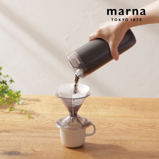 【MARNA】Ready to系列免量匙咖啡粉計量杯/收納罐(原廠總代理)