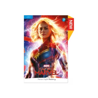 Pearson English Readers Level 4： Marvel - Captain Marvel（Book + Audiobook + Ebook）