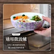 日本製有田燒三格陶瓷附蓋微波餐盤(保鮮餐盒)