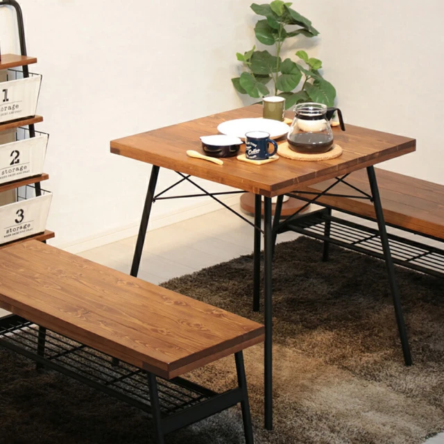 Taoshop 淘家舖 金屬輕奢岩板餐桌椅組合現代簡約家用小