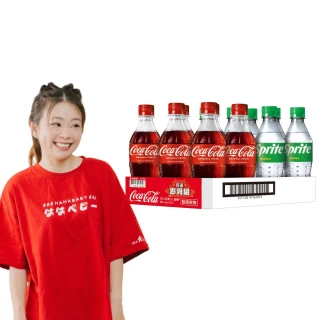 【Coca Cola 可口可樂】可樂雪碧 食尚雙享組 寶特瓶350ml x3箱(共36入)