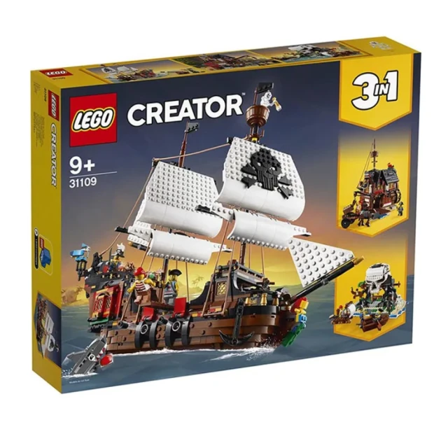 LEGO 樂高LEGO 樂高 創意大師Creator系列-海盜船-1264pcs(31109)