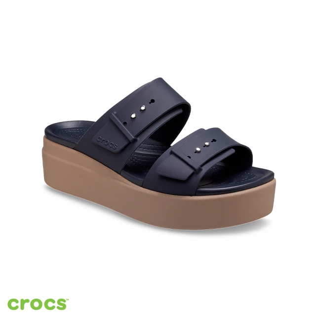 CrocsCrocs 女鞋 布魯克林低跟涼鞋(207431-4LH)