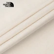 【The North Face 官方旗艦】北面男女款米白色純棉情人節趣味心型印花休閒短袖T恤｜88FXQLI