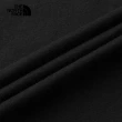 【The North Face 官方旗艦】北面男款黑色吸濕排汗透氣休閒短袖T恤｜89QVJK3