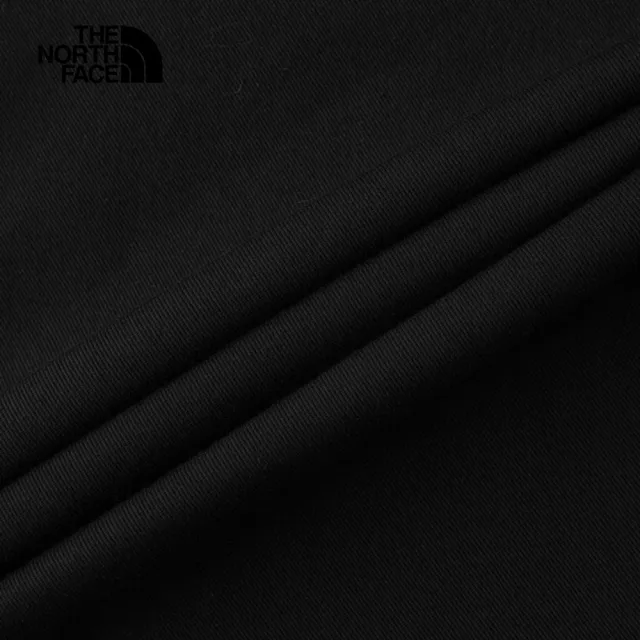 【The North Face 官方旗艦】北面女款黑色吸濕排汗高腰休閒褲｜87WAJK3