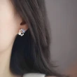 【Emi 艾迷】耀眼海洋風情貝殼海星925銀針耳環 耳夾 夾式耳環(紫色海星)