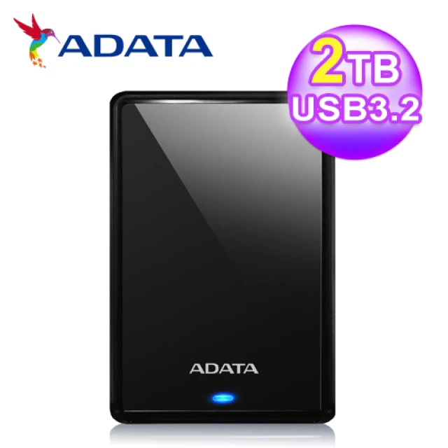 ADATA 威剛ADATA 威剛 HV620S 2TB 2.5吋行動硬碟 黑色
