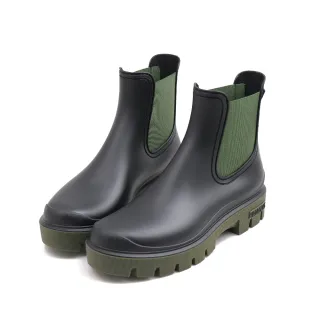 【VERBENAS】西班牙厚底休閒切爾西雨靴 深綠色(020434A -BLDGR)