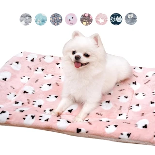 【QIDINA】寵物加厚法蘭絨保暖寵物墊 L/XL(寵物睡墊 寵物窩 寵物毯 寵物睡窩 貓咪床)