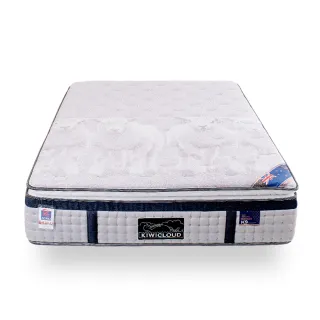 【KiwiCloud專業床墊】K9 威靈頓 獨立筒彈簧床墊-6×7尺特大雙人(喀什米爾羊毛布+乳膠)