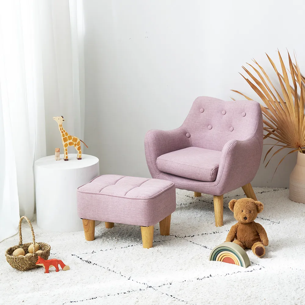 【MesaSilla】BunnyTickles 貓抓布 兒童椅凳-4色可選(小沙發 兒童椅  迷你沙發 小椅凳)