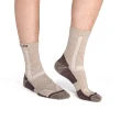 【oillio 歐洲貴族】美麗諾羊毛保暖襪 蓄熱保暖 50%羊毛 中筒襪 彈力 氣墊(駝色 單雙組 襪子 男女襪)