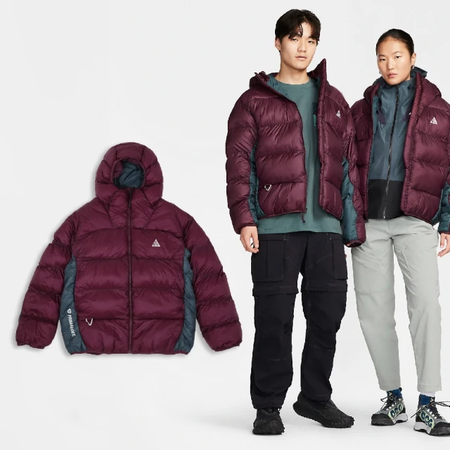 【NIKE 耐吉】外套 ACG Lunar Lake Primaloft 男款 紅 綠 防潑水 保暖 可收納 扣環(DH3071-681)