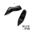 【HELENE_SPARK】極簡系縷羊皮美型尖頭高跟鞋(黑)