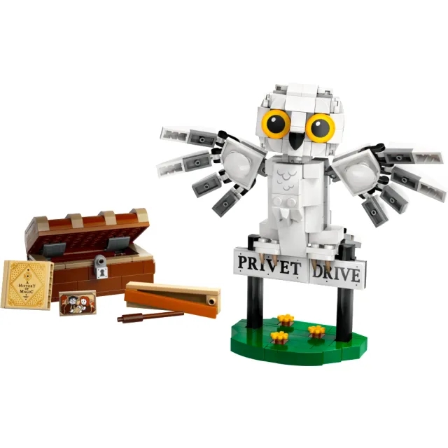 【LEGO 樂高】哈利波特系列 76425 水蠟樹街4號的嘿美(Hedwig at 4 Privet Drive 哈利波特的家)