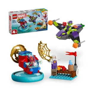 【LEGO 樂高】Spidey 10793 蜘蛛人與綠惡魔(Spidey vs. Green Goblin 學齡前玩具)