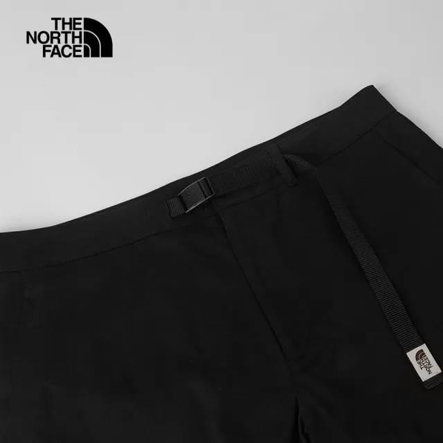 【The North Face 官方旗艦】北面男款黑色UPF防曬休閒褲｜81SMJK3(抗UV)