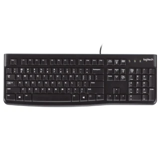 【Logitech 羅技】K120 USB有線鍵盤(920-002584)