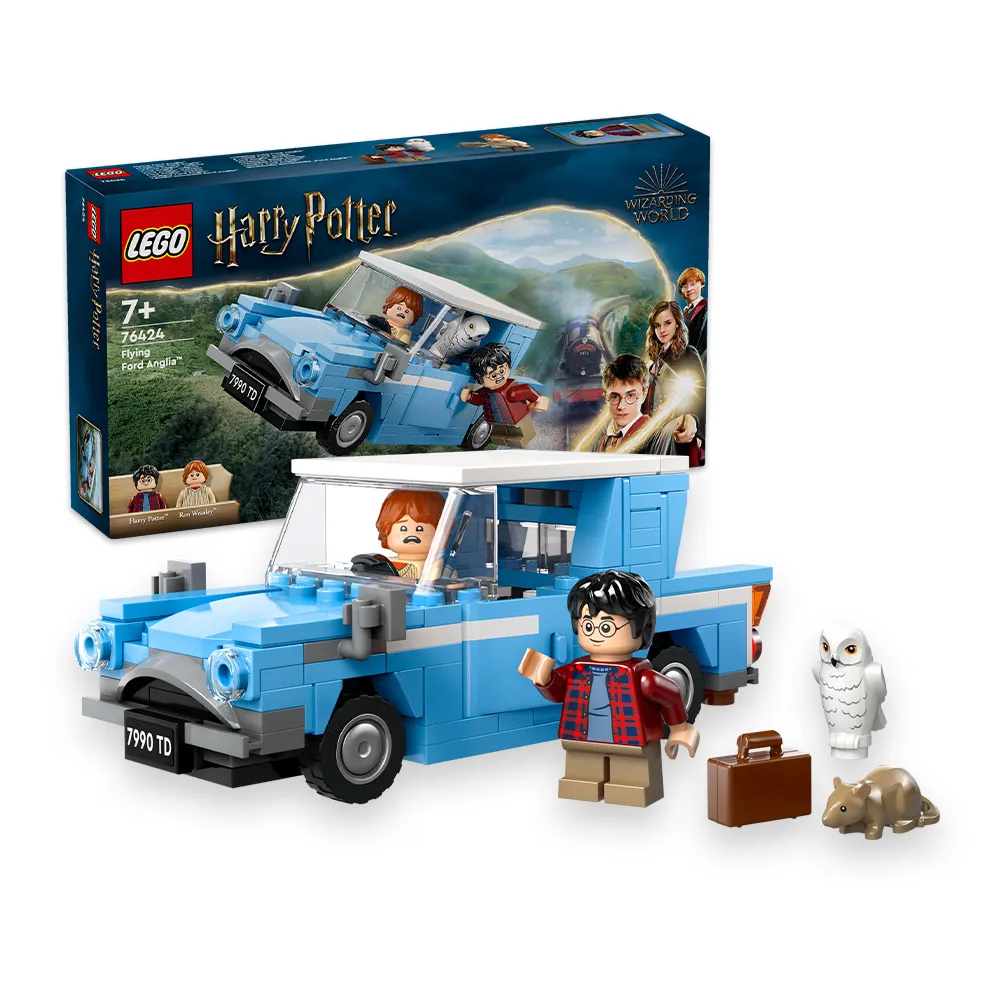 【LEGO 樂高】哈利波特系列 76424 Flying Ford Anglia(榮恩衛斯理  飛天車)