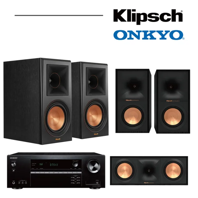 【Klipsch】RP-600M+R-50C+R-50M+ONKYO TX-NR5100(家庭劇院組)