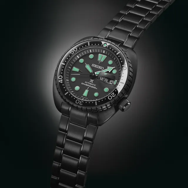 【SEIKO 精工】PROSPEX 夜視鏡 黑潮潛水機械腕錶 禮物推薦 送禮首選(SRPK43K1/4R36-06Z0SD)