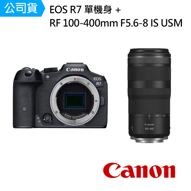 CanonCanon EOS R7 BODY 單機身 + RF 100-400mm F5.6-8 IS USM(公司貨)