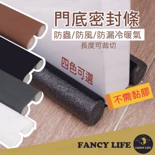 【FANCY LIFE】門底密封條(門窗隔音條 防風門擋 防灰塵門縫擋 冷氣防漏條 隔音條 縫隙條 門底密封條)