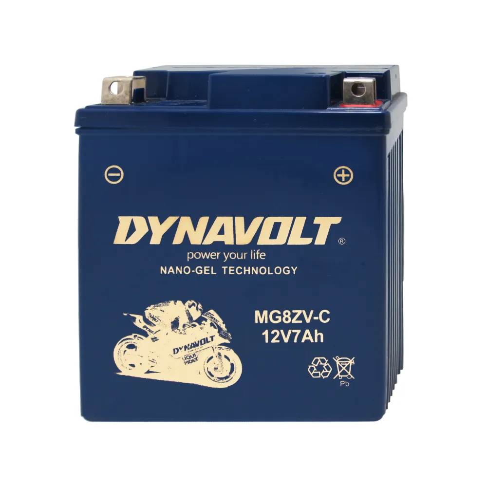 【Dynavolt 藍騎士】MG8ZV-C 同YUASA湯淺YTZ8V(機車電池 YTX7L-BS MG7L-BS-C)