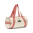 【NIKE 耐吉】旅行袋 Heritage Retro 象牙白 紅 復古 大空間 斜背包 手提包 健身包(DR6261-113)