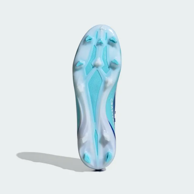 【adidas 愛迪達】X CRAZYFAST.3 FG 男款 運動 室外 足球釘鞋 塑膠釘 藍白(GY7428)