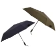 【樂邁家居】tiohoh全自動三折晴雨傘  傘面直徑98cm(質感材質/紳士質感/沉穩內斂)