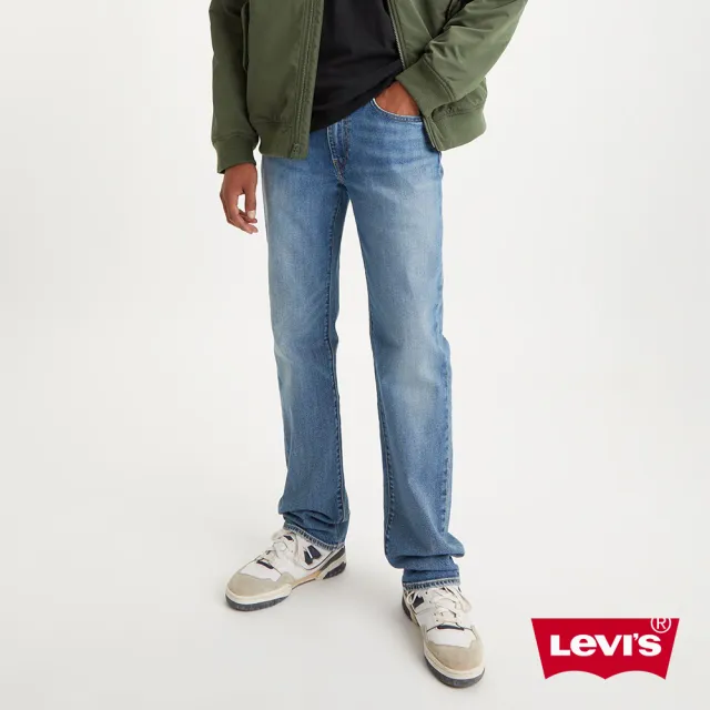 【LEVIS 官方旗艦】男款 514 低腰合身直筒牛仔長褲 / 精工輕藍染水洗 / 彈性布料 人氣新品 00514-1683