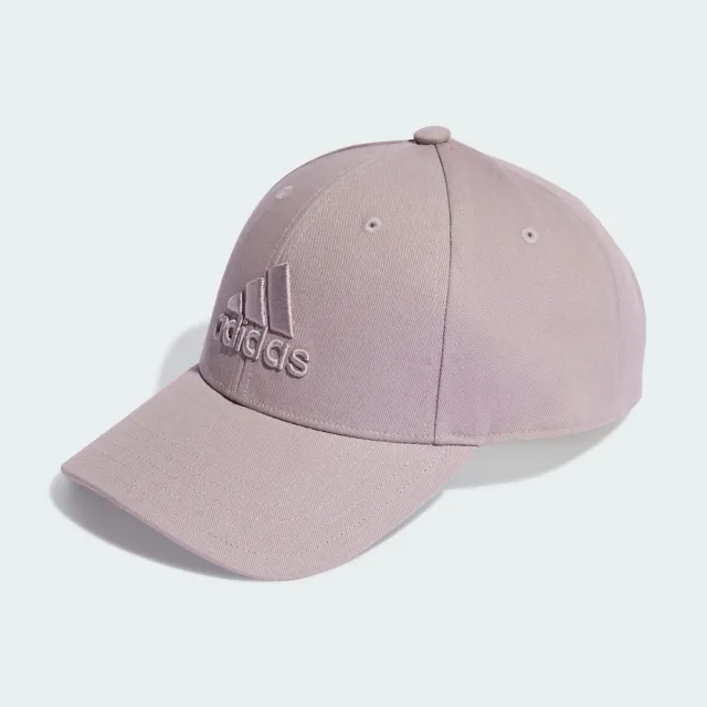 【adidas 愛迪達】帽子 棒球帽 運動帽 遮陽帽 BBALL CAP TONAL 粉紫 IR7903