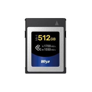 【Wise 裕拓】512GB CFexpress Type B Mk-II 高速記憶卡(公司貨)