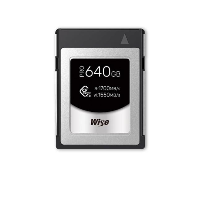 【Wise 裕拓】640GB CFexpress Type B PRO 高速記憶卡(公司貨)