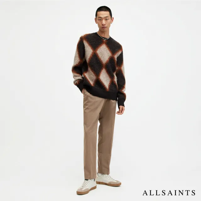 【ALLSAINTS】SANTEE 摩登輕薄中腰西裝長褲(直筒版型)