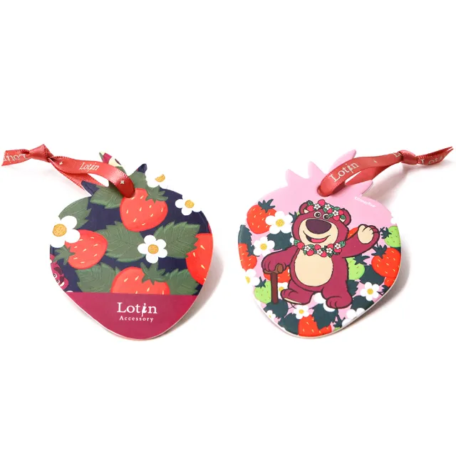 【Lotin 羅婷】迪士尼系列-草莓熊抱哥香氛套組(迪士尼、飾品、手鍊、熊抱哥、鎖骨鍊、香氛)